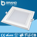 china supplier new design high quality high lumen square led glass panel light